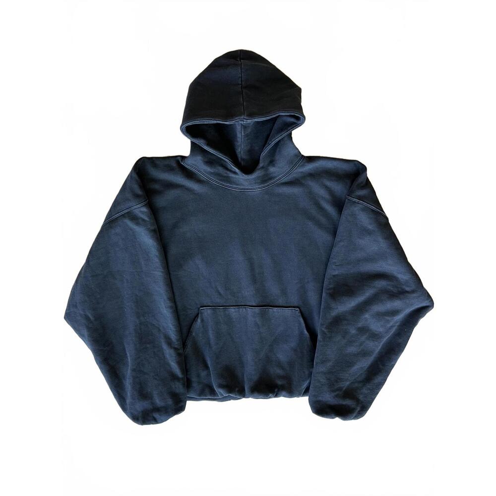 RARE Made in USA Blank Dove Hoodie SAMPLE Washed Black